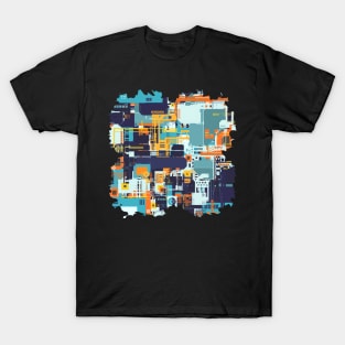 Tech Geek Abstract Pattern T-Shirt